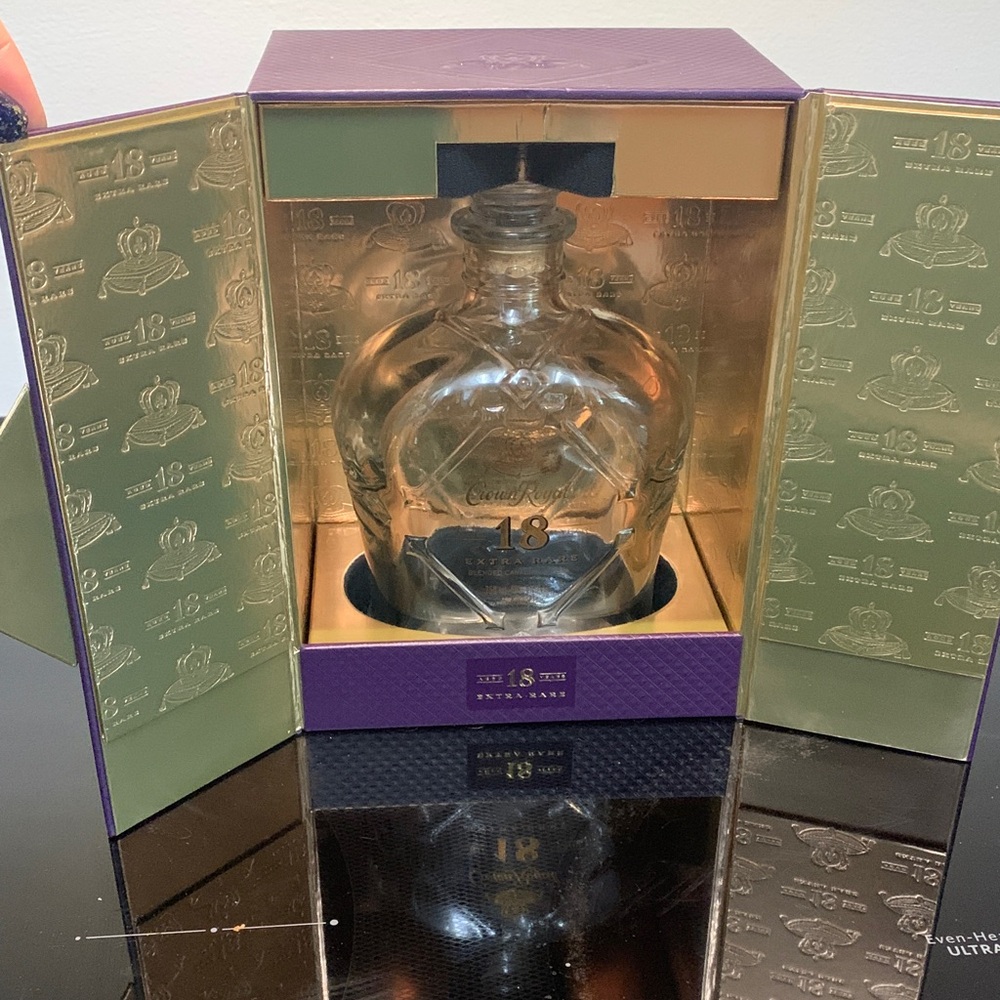 Crown Royal 18 Year Old Whiskey Box